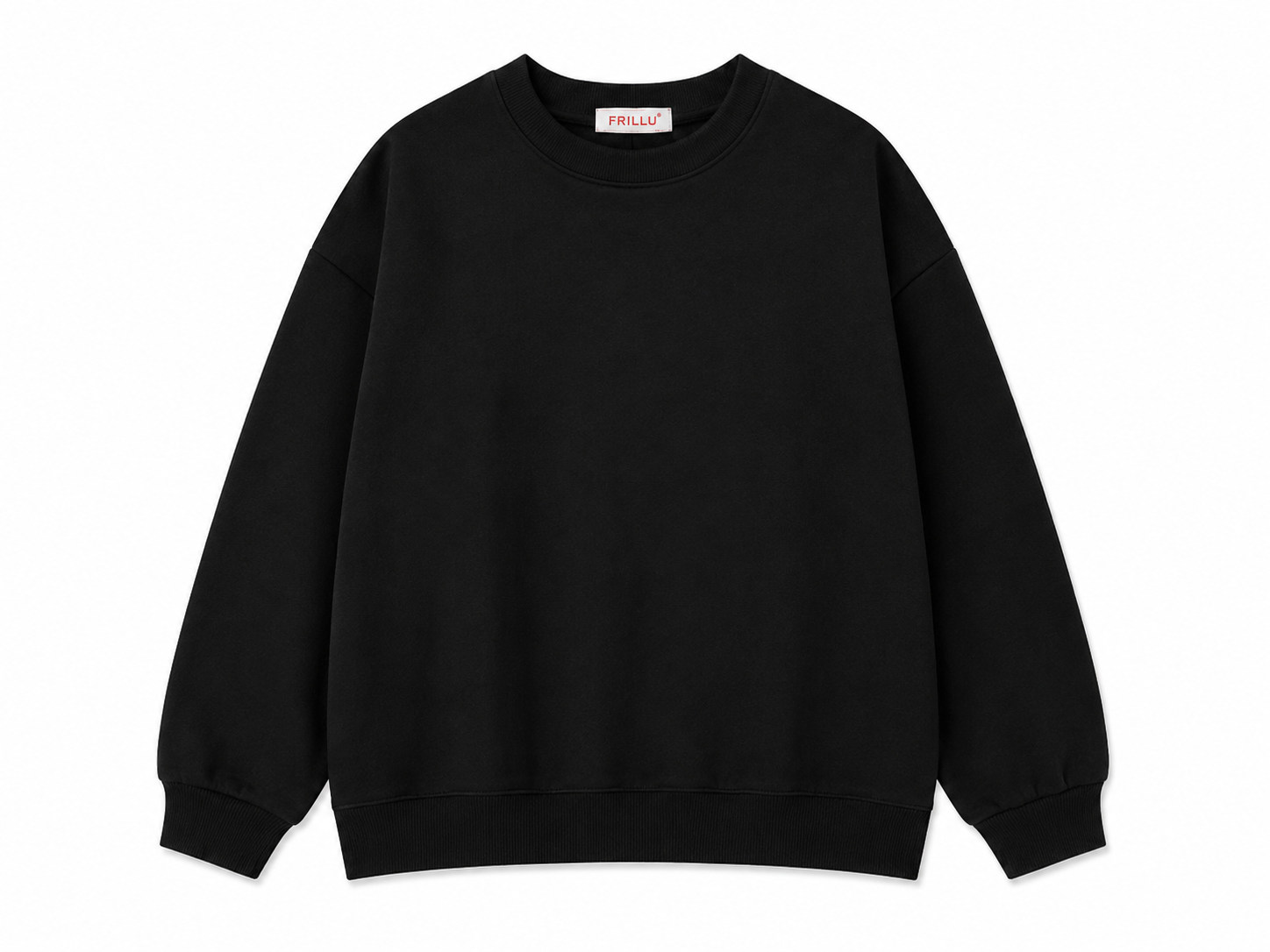 Black Lightweight Sweatshirt