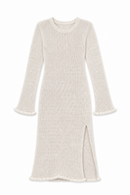 Beige Keeping It Casual Crochet Dress Cover Up