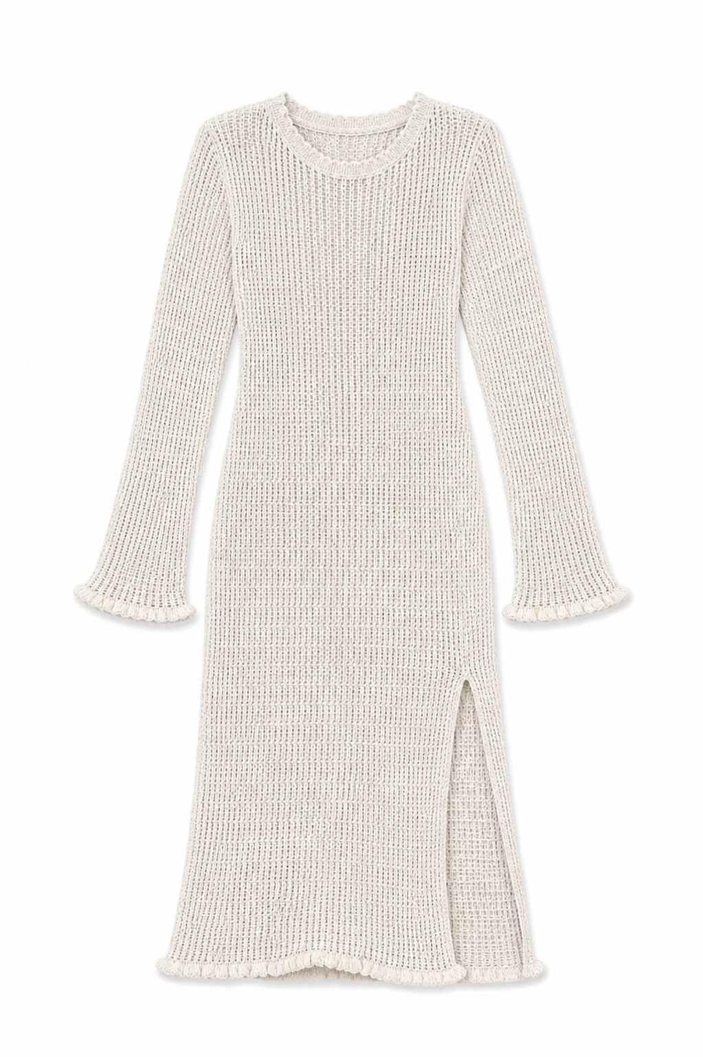 Beige Keeping It Casual Crochet Dress Cover Up