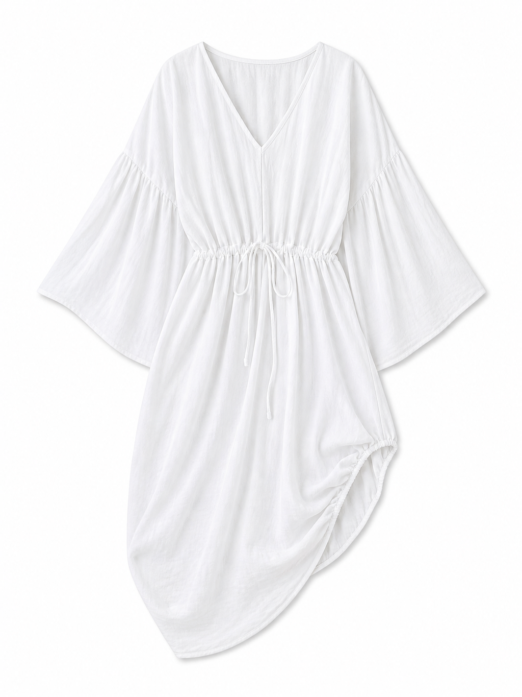 White Waist Snatch Mini Dress