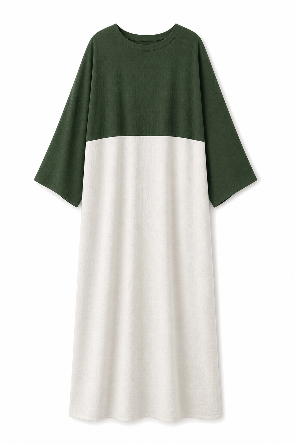 Olive Half And Half Dress