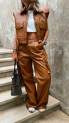 Copper Leather Cargo