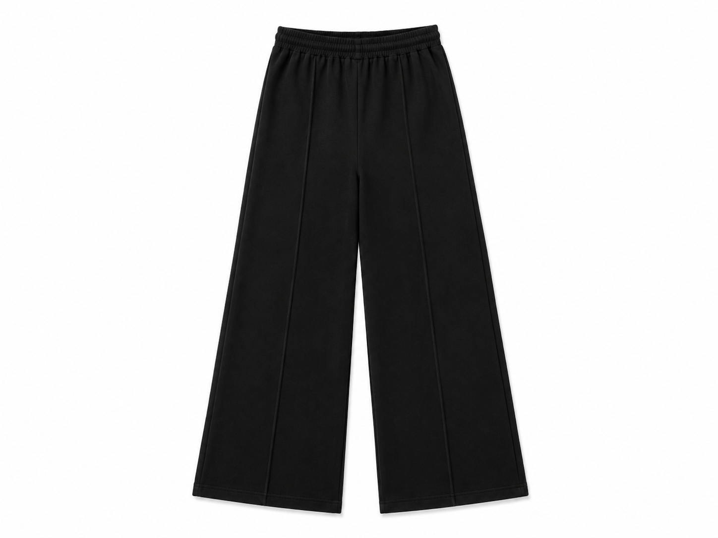 Black Middle Line Sweatpants