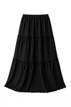 Black Romantic Skirt