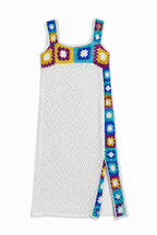 Pop Of Color Crochet Dress