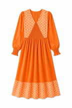 Palm Tree Shade Linen Dress