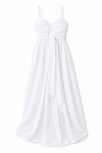 White After Sun Poplin Dress