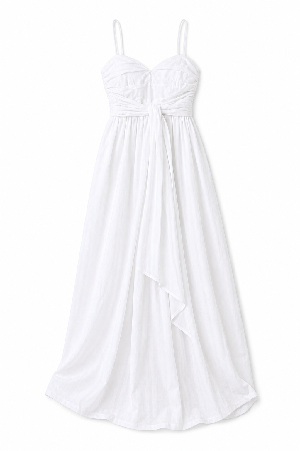 White After Sun Poplin Dress
