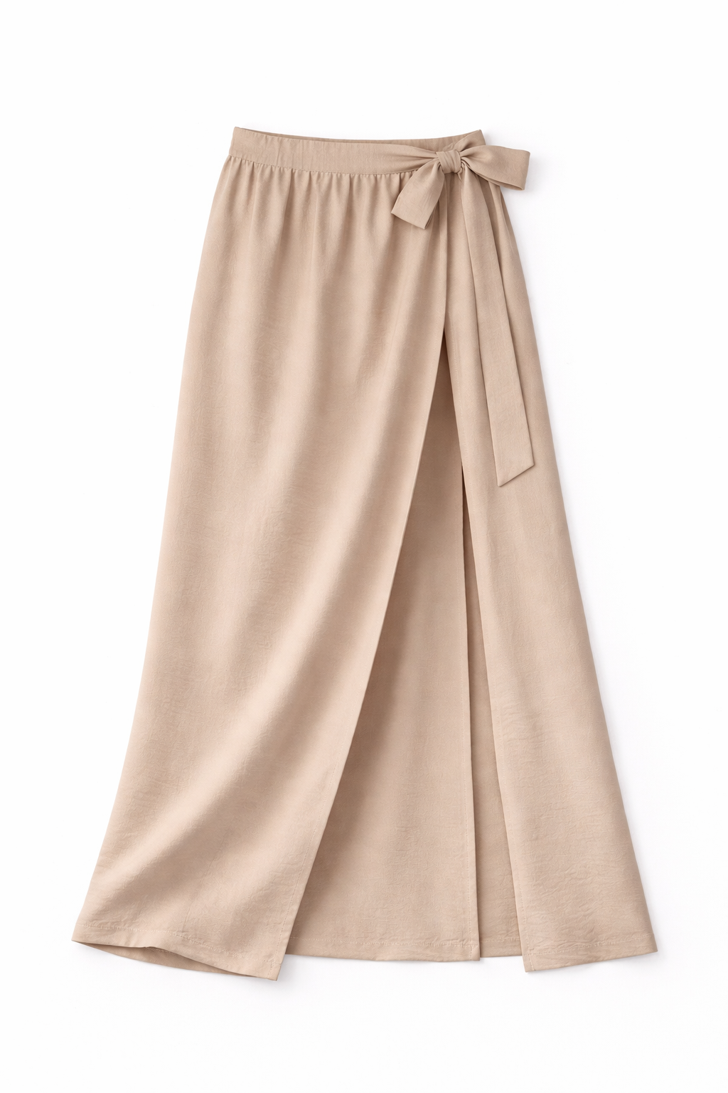 Beige Beach Life Beach Wrap Skirt