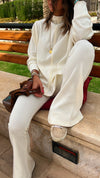 Ivory City Middle Line Ribbed Set
