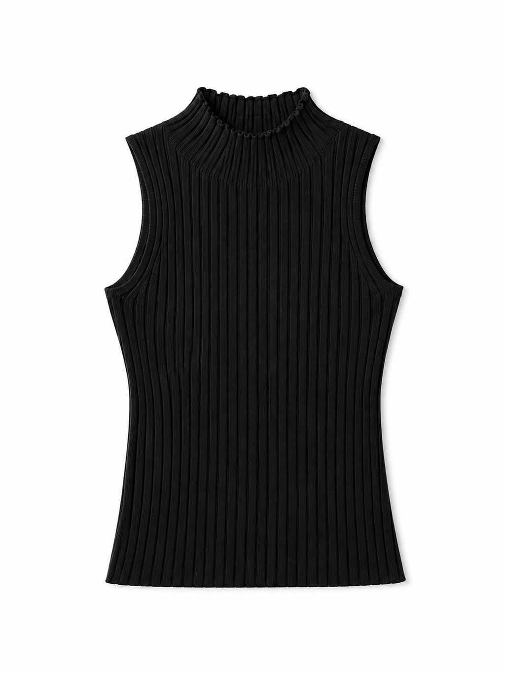 Black Muse Mock Neck Top