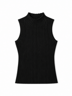 Black Muse Mock Neck Top