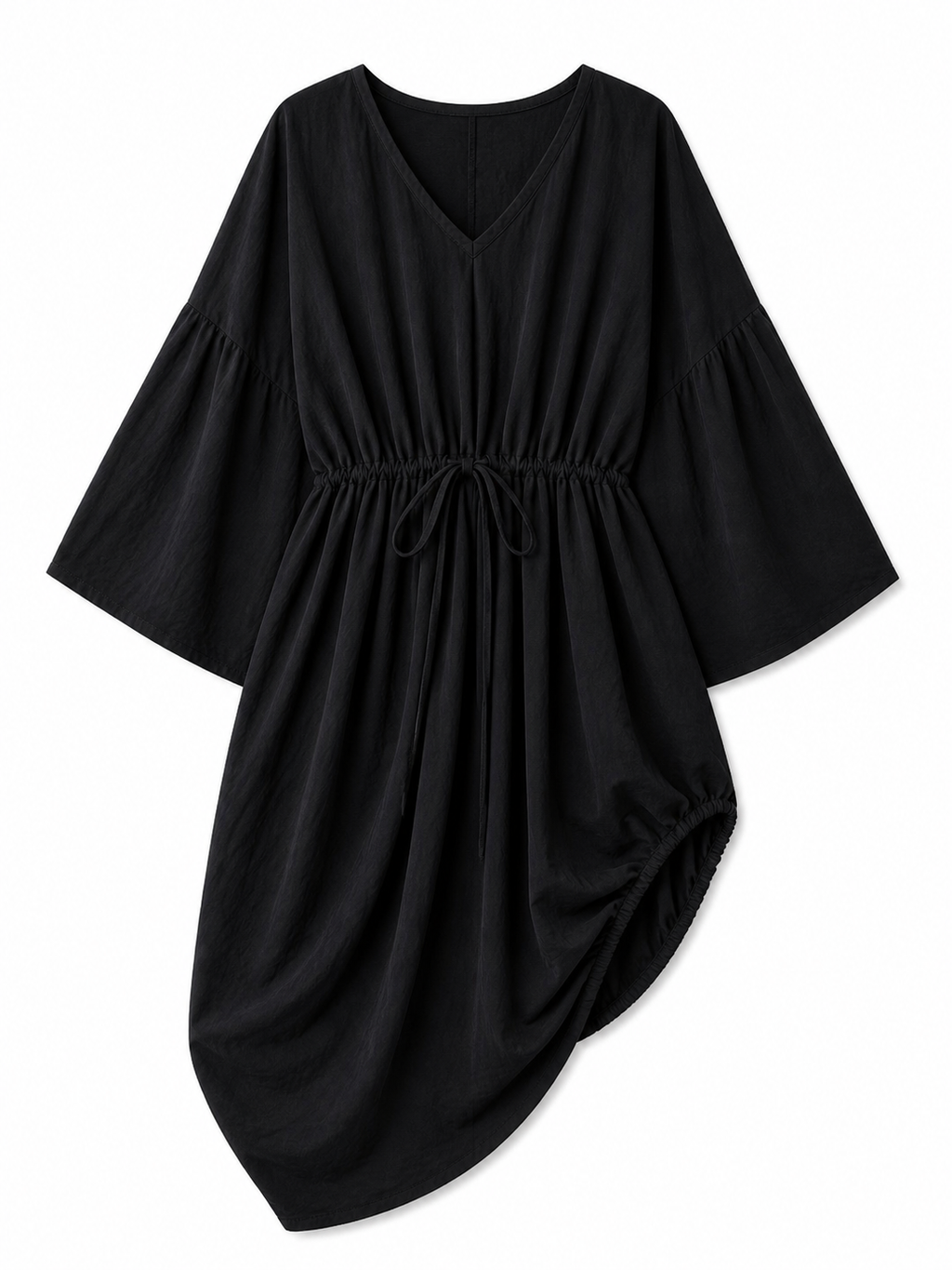 Black Waist Snatch Mini Dress