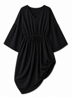 Black Waist Snatch Mini Dress