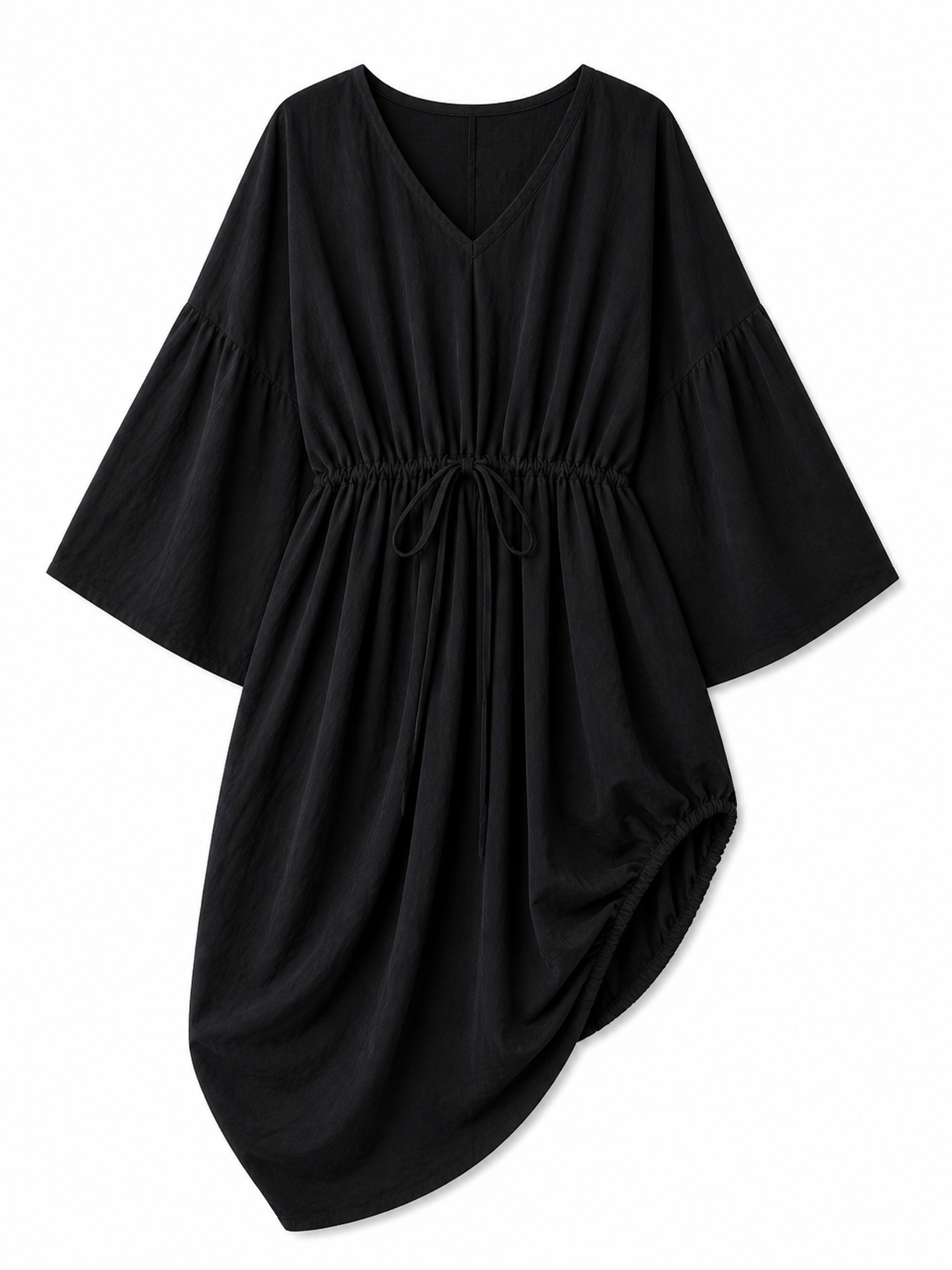 Black Waist Snatch Mini Dress