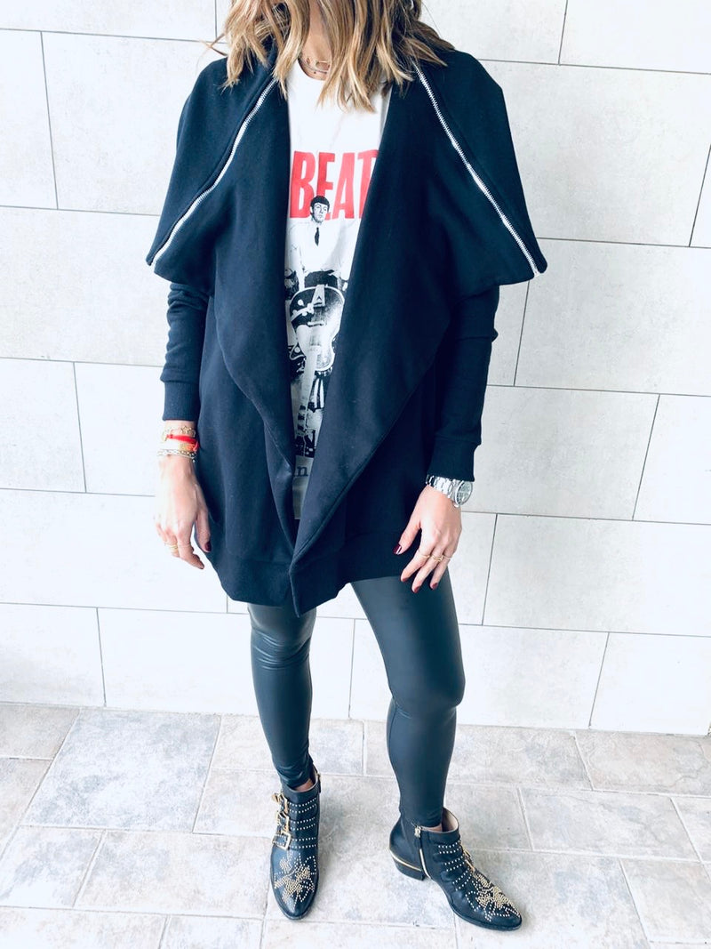 Rocker Open Sweat Cardi