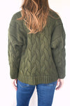 Ultimate Olive Chunky Cardi