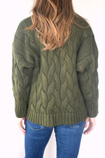 Ultimate Olive Chunky Cardi