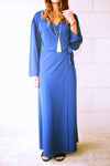 Blue Wrap Dress
