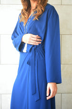 Blue Wrap Dress