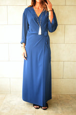 Blue Wrap Dress