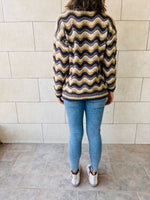 Earth Wavy Knit Pullover