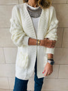 white holly pocket cardigan