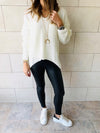 Ivory High Low Pullover