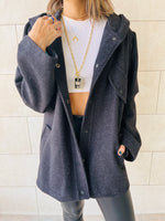 Black Hit The Street Shacket