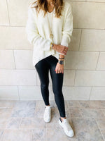 Ivory High Low Pullover