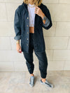 Hoodie Denim Jacket