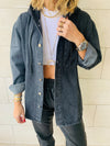 Hoodie Denim Jacket