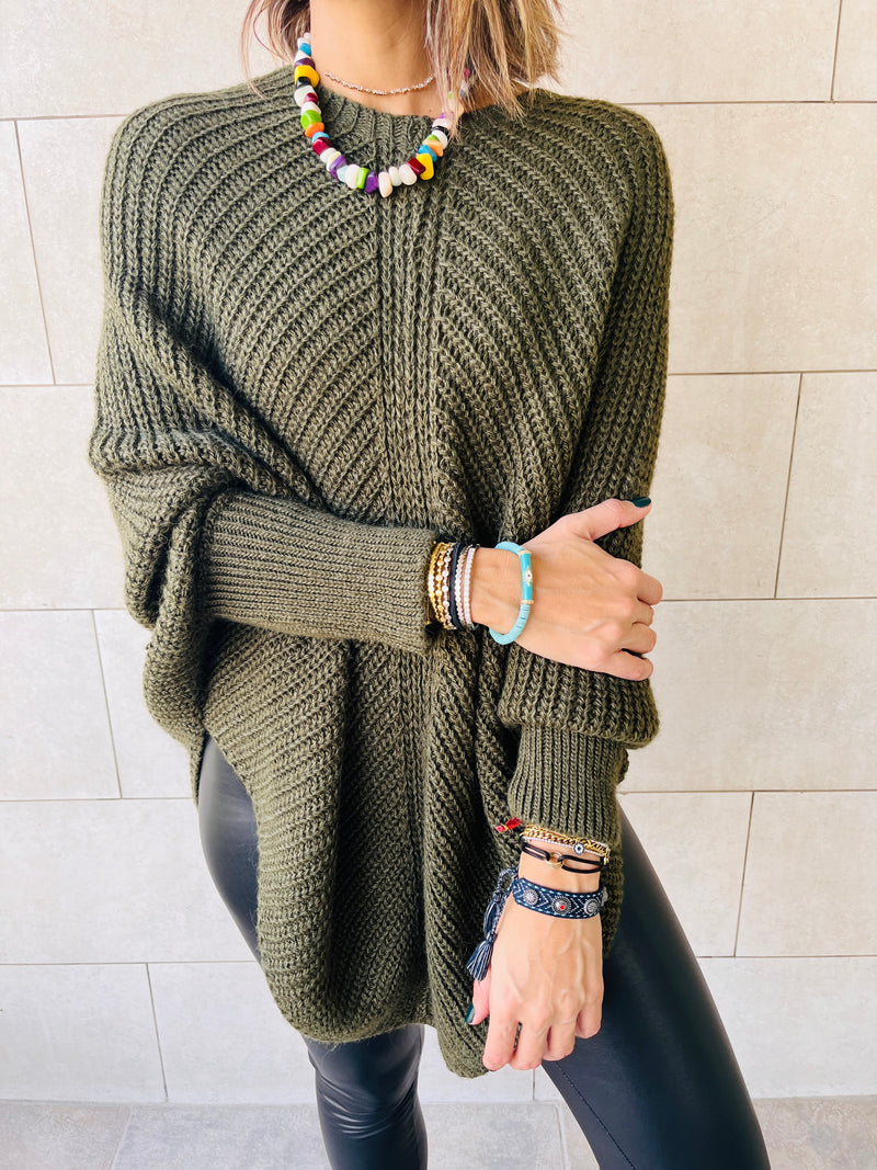 The Olive V Tunic