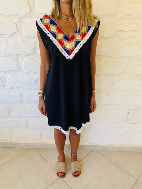 Black Milly Statement Dress