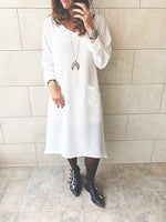 White Double Pocket Tunic