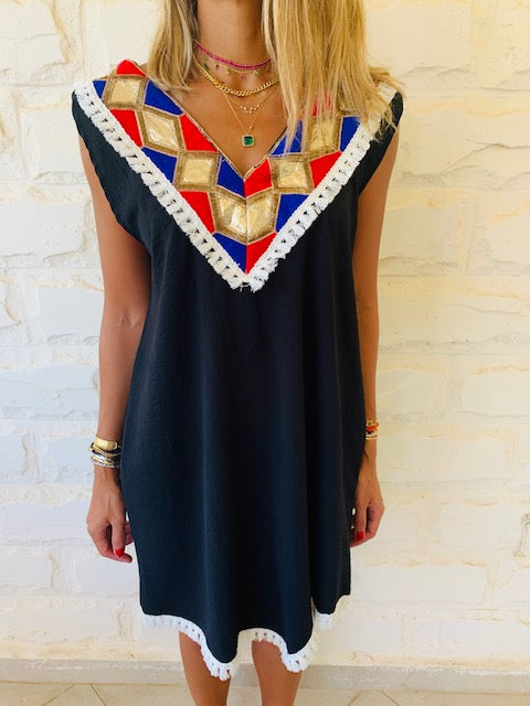 Black Milly Statement Dress
