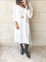 White Double Pocket Tunic