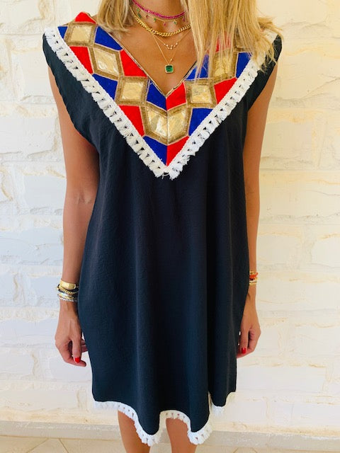 Black Milly Statement Dress