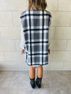 Grey Plaid Vest