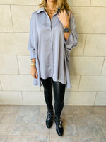 Grey High Low Shirt