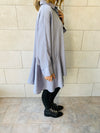 Grey High Low Shirt