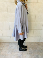 Grey High Low Shirt
