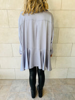 Grey High Low Shirt