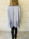 Grey High Low Shirt