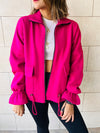 Fuchsia Lead The Way Fleece Line Jacket