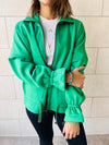 Green Lead The Way Fleece Line Jacket