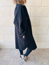 Black All About Oversize Felt Jacket