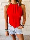 Red Handkerchief Top