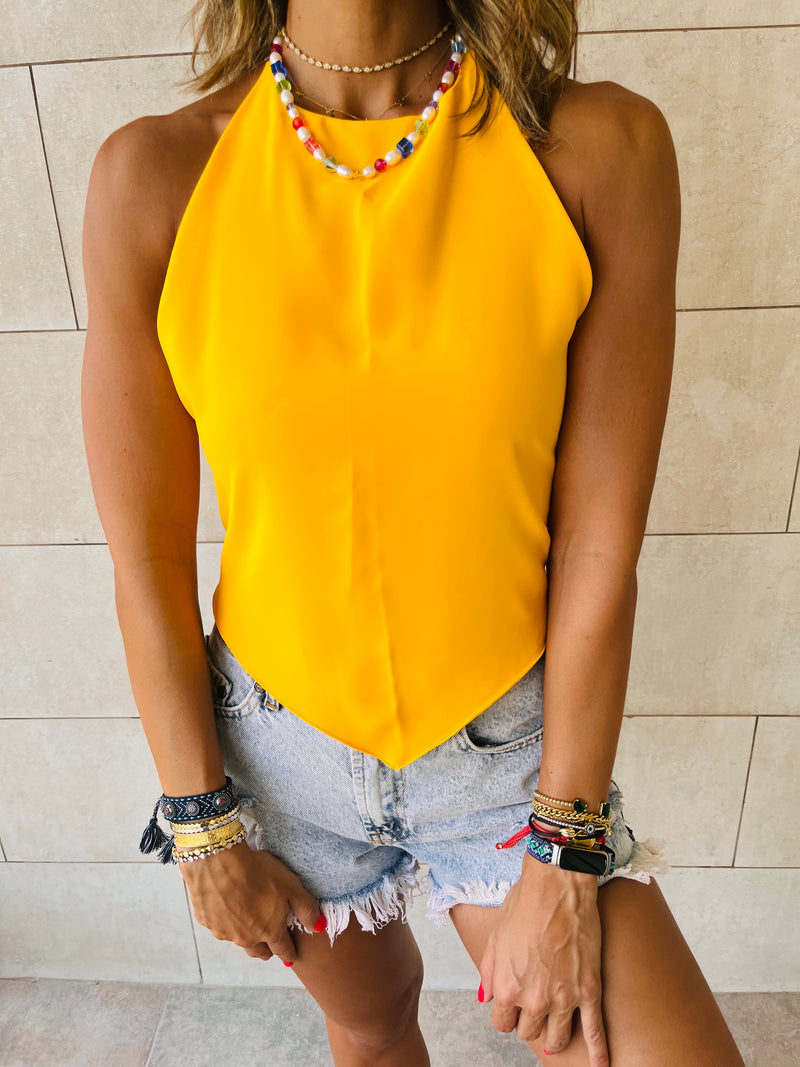 Yellow Handkerchief Top