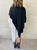 Black Colour Block Tunic